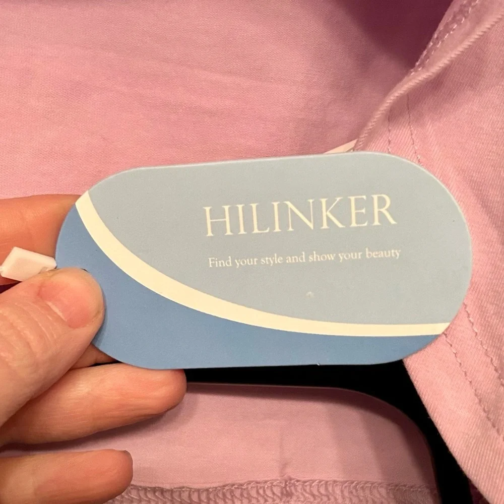 💜 HILINKER Lavender Cropped Tee – Kids 9–10Y – Soft Stretch Cotton Blend